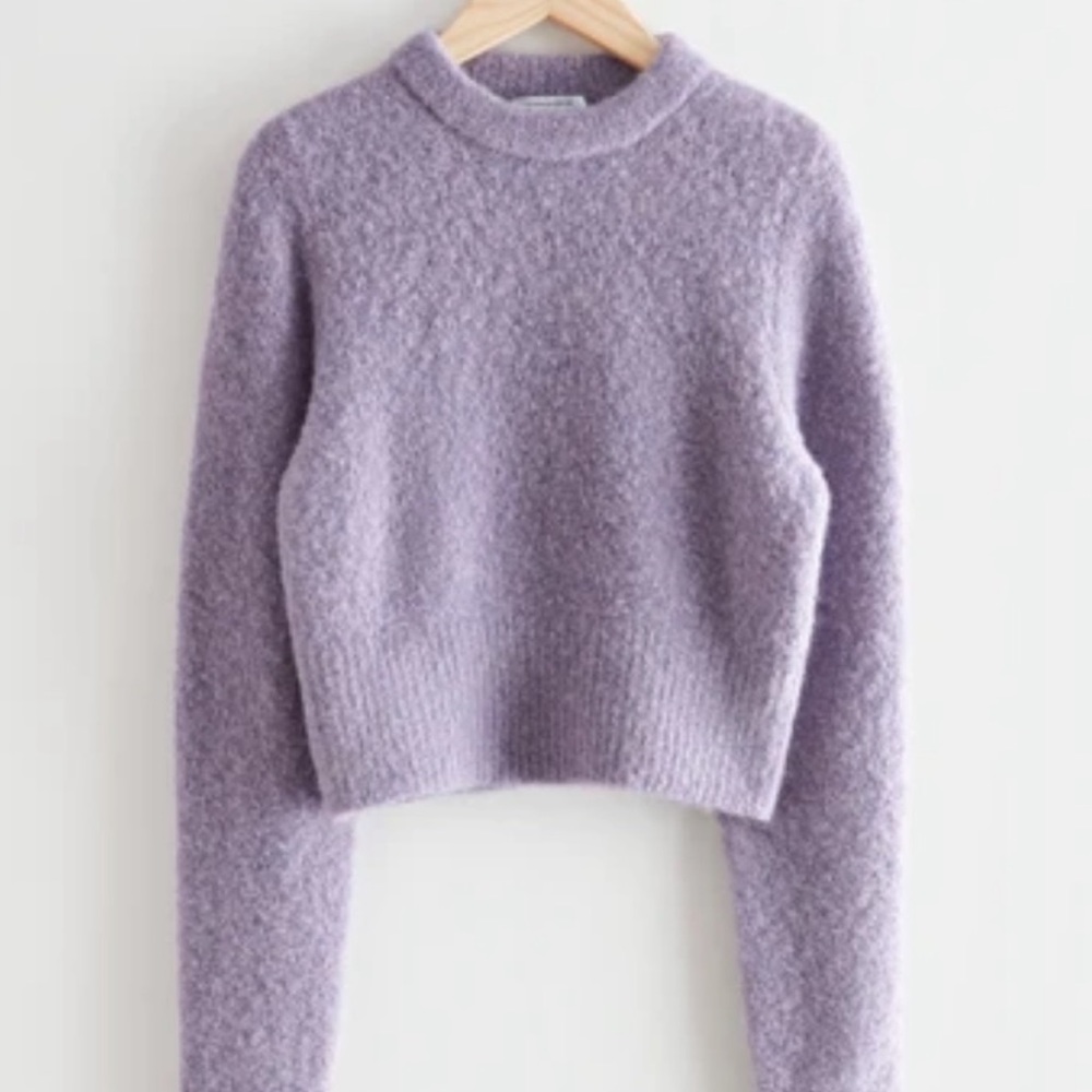 LIKE NEW & OTHER STORIES PURPLE SWEATER